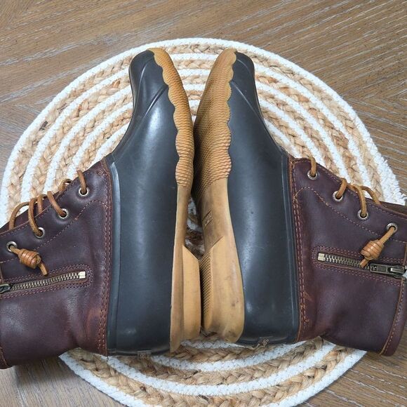 Sperry Saltwater Leather Womans Duck Boot, Size 8 - Picture 11 of 12